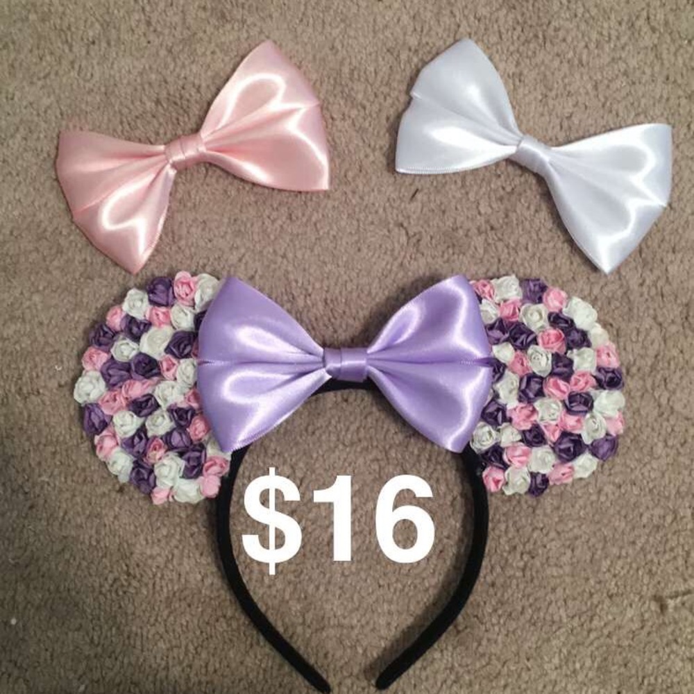 Handmade Minnie Mouse Ears - Picture 2 of 5
